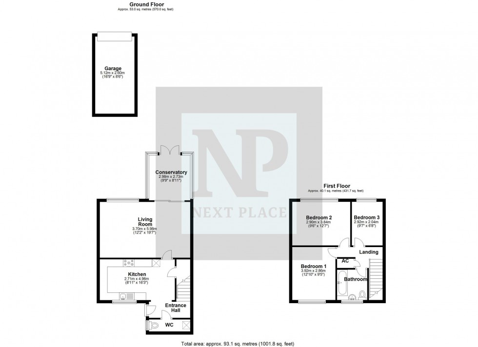 Floorplan for Wandsbeck, Tamworth, B77