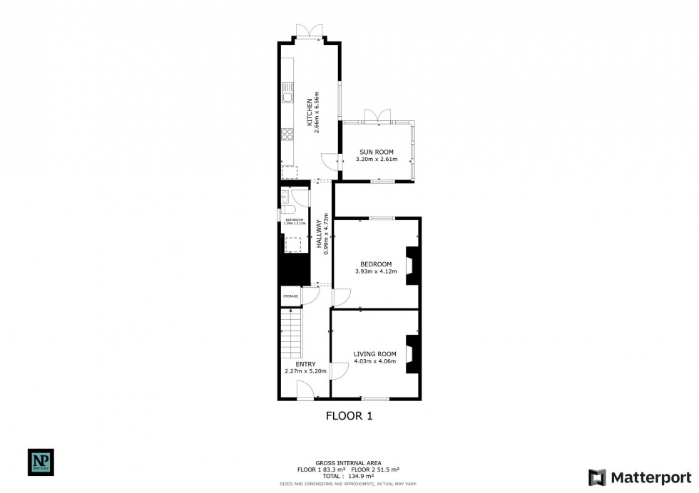 Floorplan for Albert Road, Tamworth, B79