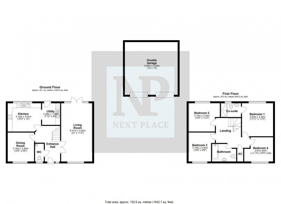 Floorplan for Epsom Close, Dosthill, B77