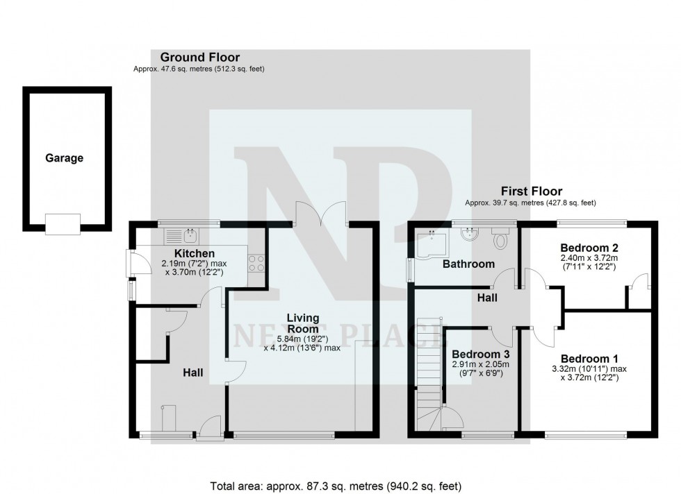 Floorplan for Wesley Way, Tamworth, B77