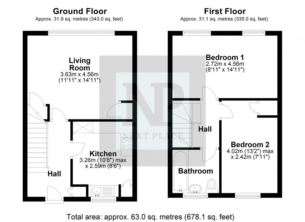 Floorplan for Moor Lane, Langdale Court Moor Lane, B77