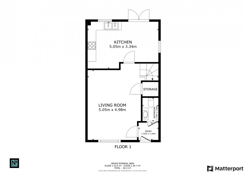 Floorplan for Boundary Drive, Amington, B77