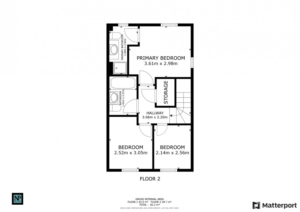 Floorplan for Boundary Drive, Amington, B77