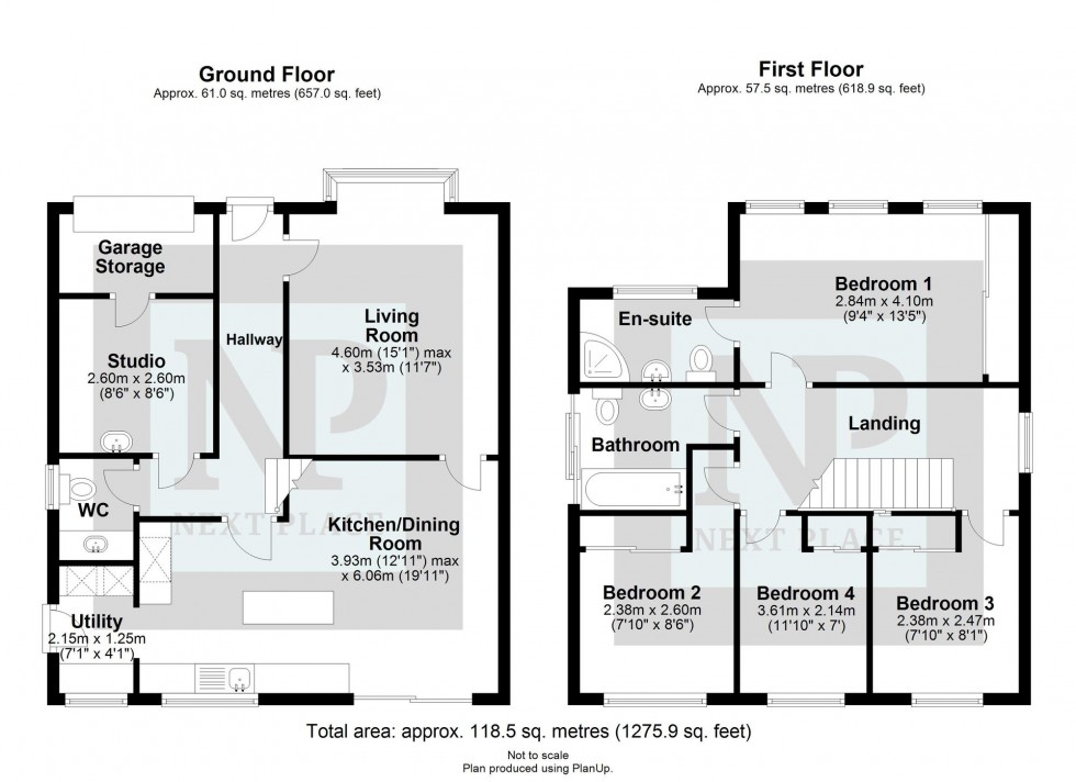 Floorplan for Emberton Way, Amington, B77