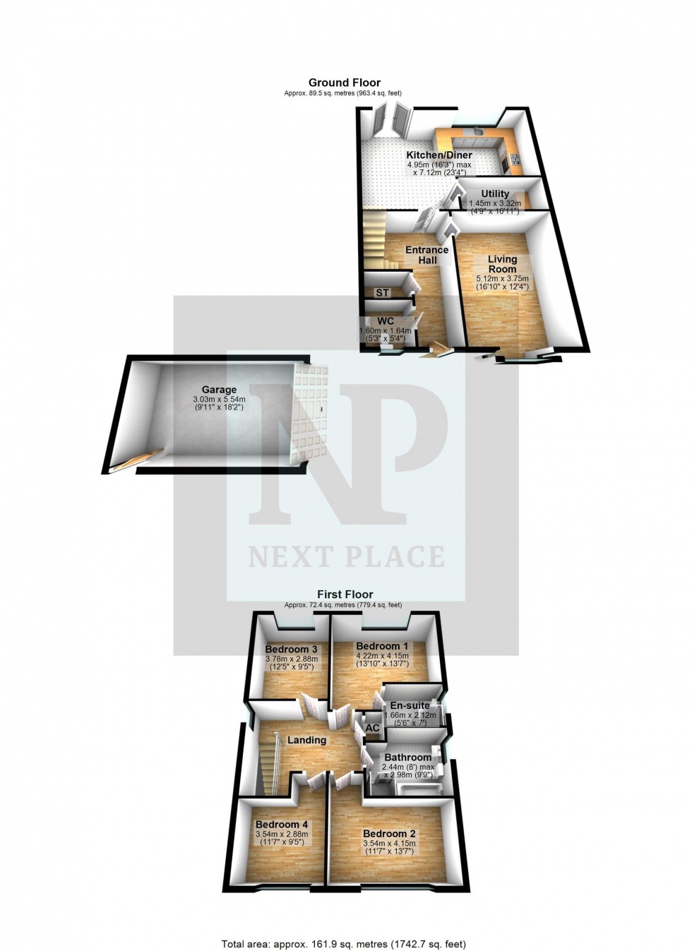 Floorplan for Egan Close, Dordon, B78