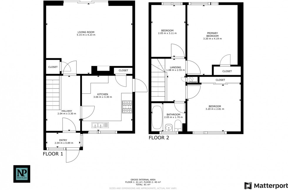 Floorplan for Mildenhall, Tamworth, B79