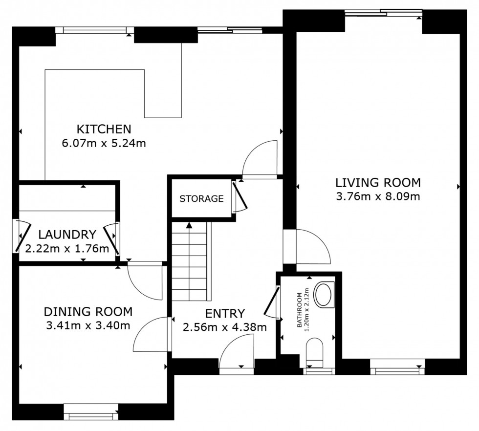 Floorplan for Egan Close, Tamworth, B78