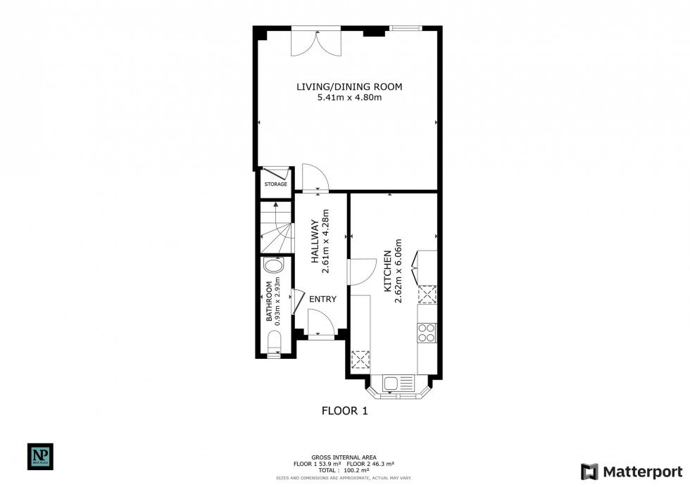 Floorplan for Kettlebrook Road, Tamworth, B77