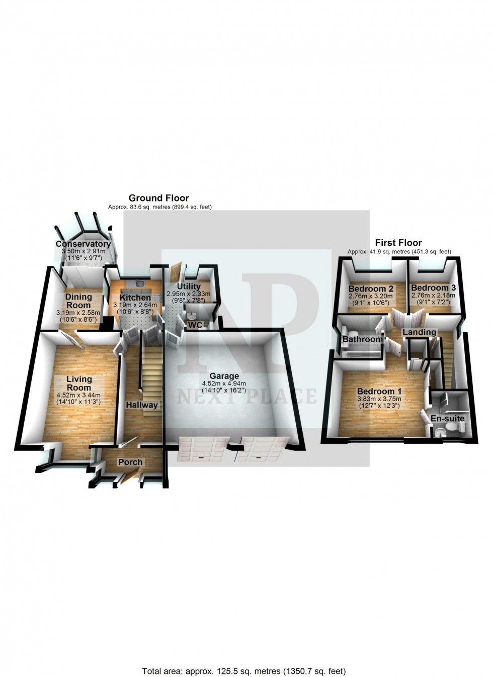 Floorplan for Blackwood Road, Tamworth, B77