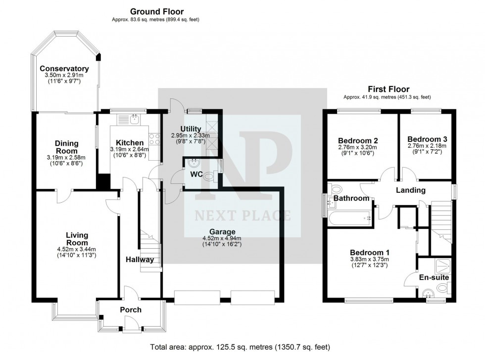 Floorplan for Blackwood Road, Tamworth, B77